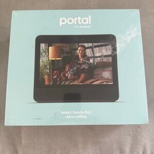 Facebook Portal 10" Smart Video Calling Display Black NEW Factory Sealed